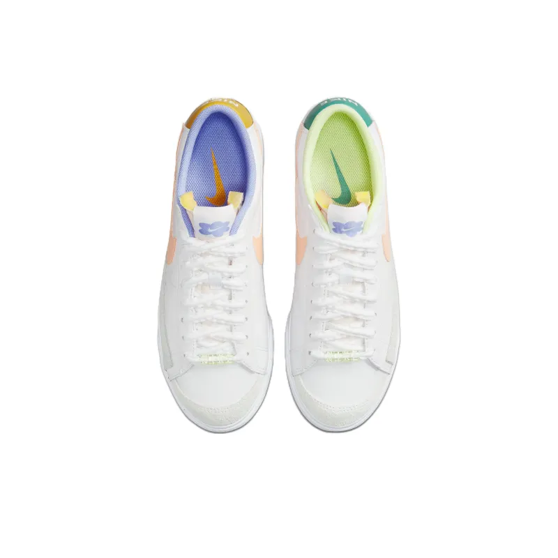 Nike Blazer Low Platform Peach Cream Light Thistle Women's-3