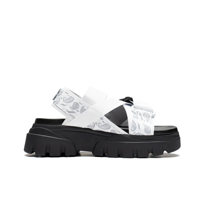 LiNing Beach Sandals Women's White/Black-1