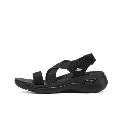 Skechers Go Walk Arch Fit Beach Sandals Women's Black