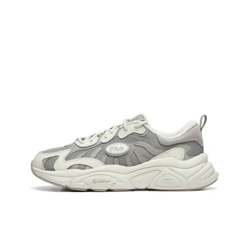 FILA Keppler Cushioning Anti Slip And Wear Resistant Low Top Casual Shoes Men's Gray White