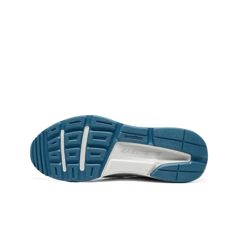 Skechers Global Jogger 'White Grey Red'-4