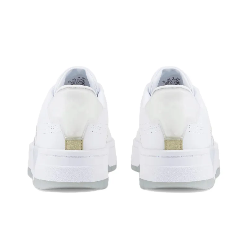 PUMA Cali Series Skateboard Shoes Women's Low Top White/Blue/Khaki/Red-3