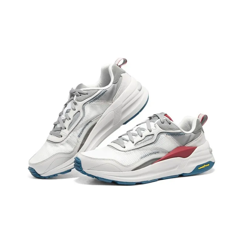 Skechers Global Jogger 'White Grey Red'-2