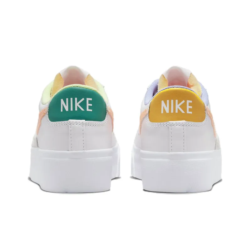 Nike Blazer Low Platform Peach Cream Light Thistle Women's-4
