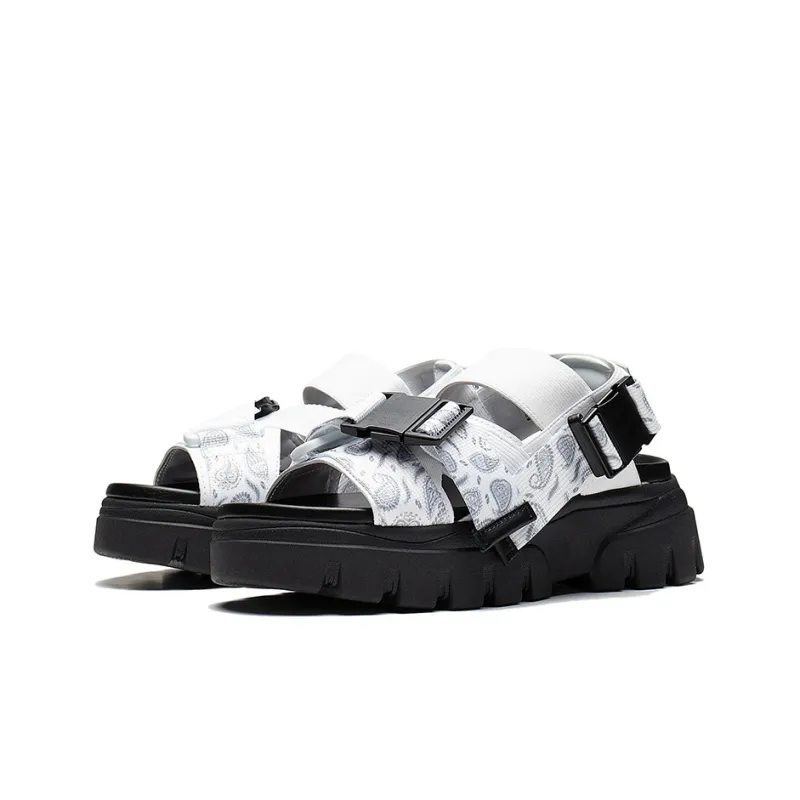 LiNing Beach Sandals Women's White/Black-2