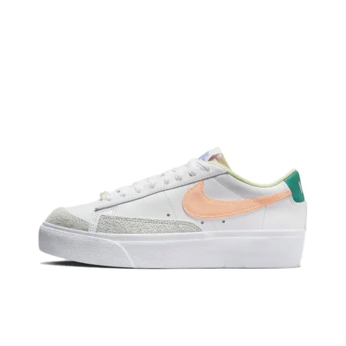 Nike Blazer Low Platform Peach Cream Light Thistle Women's