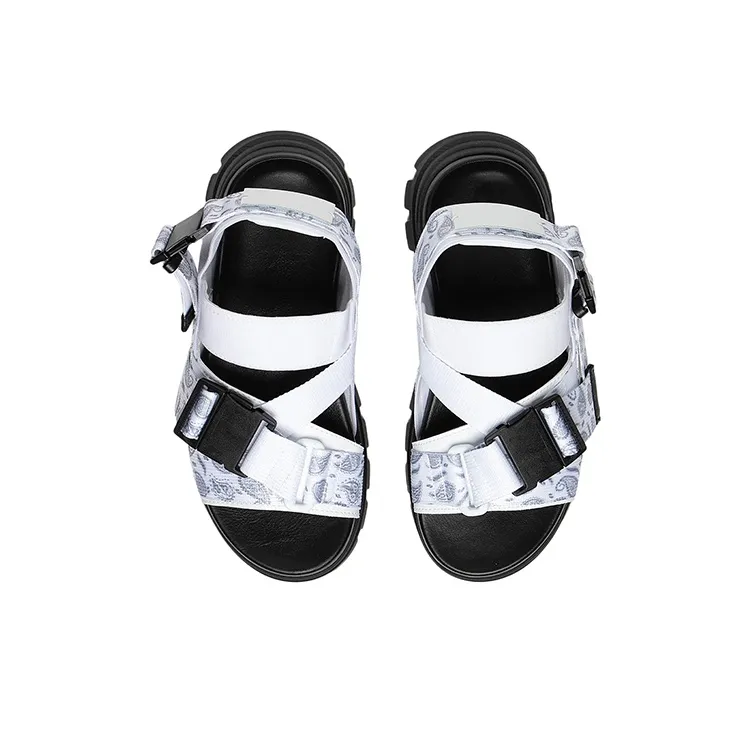 LiNing Beach Sandals Women's White/Black-3