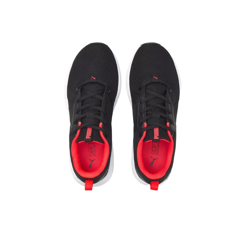 PUMA Chroma Series Cushioned Anti-Slip And Wear-Resistant Lightweight Low-Top Running Shoes Women's Black Red-2
