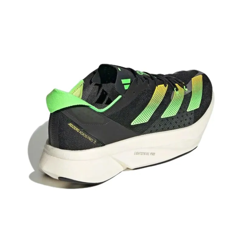 Adidas Adios Pro 3 Black Beam Yellow Solar Green-3
