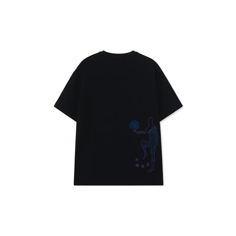 LiNing China Li Ning T Shirts Men Black-1