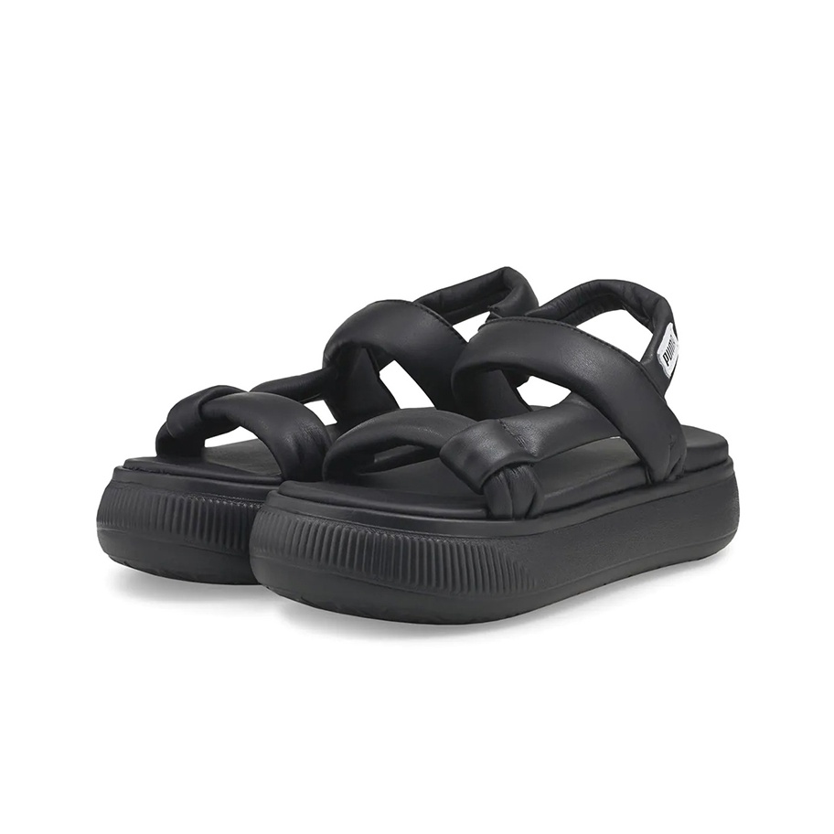 Puma Women's Suede Mayu Summer Platform Sandal 'Black' US W