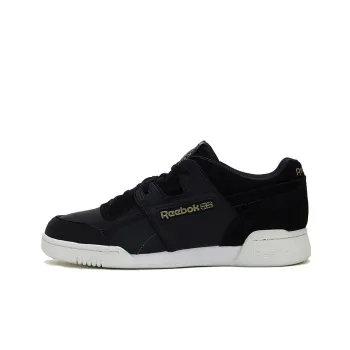 Reebok Workout Anti-Slip Wear-Resistant Low-Top Skateboard Shoes Men's Black