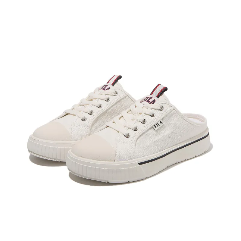 FILA Coat Light Mules Low Tops Skateboarding Shoes Unisex White Version-2