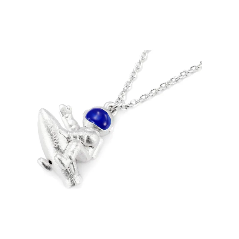 GENANX Necklaces Unisex Silvery White-2