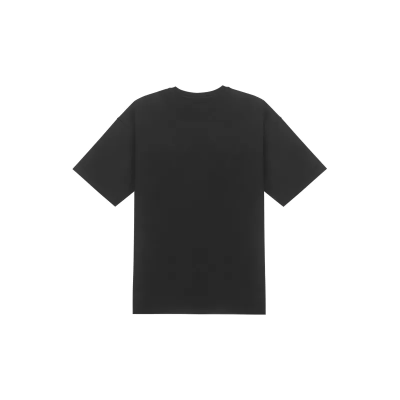 New Balance Drop Shoulder Sleeve T Shirt Unisex Black-1