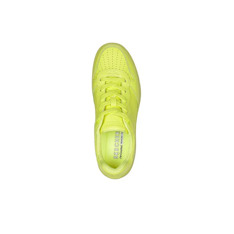 Skechers Upbeats-Bright Court Slip-Resistant Cushioning Wear-Resistant Low-Top Skateboard Shoes Women's Yellow-3