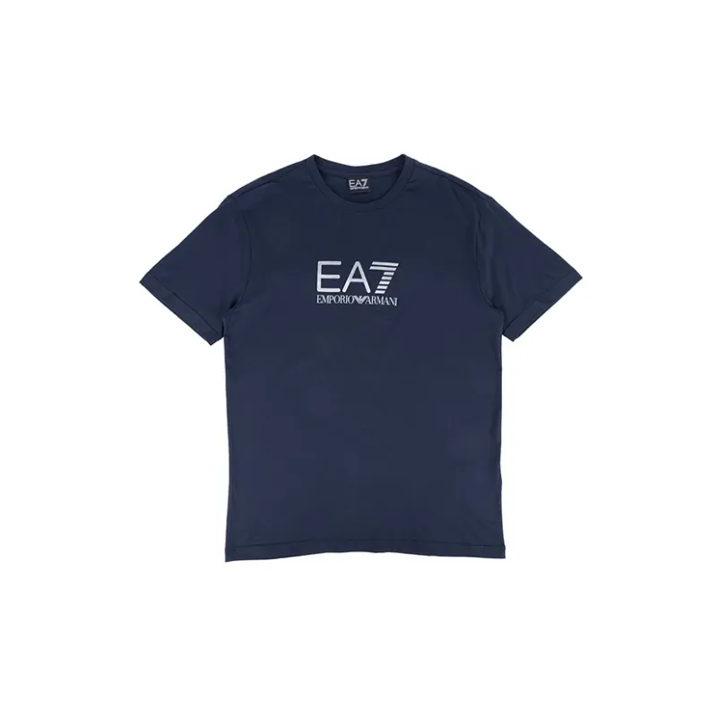 EMPORIO ARMANI Logo Lettering Crewneck T Shirt-4