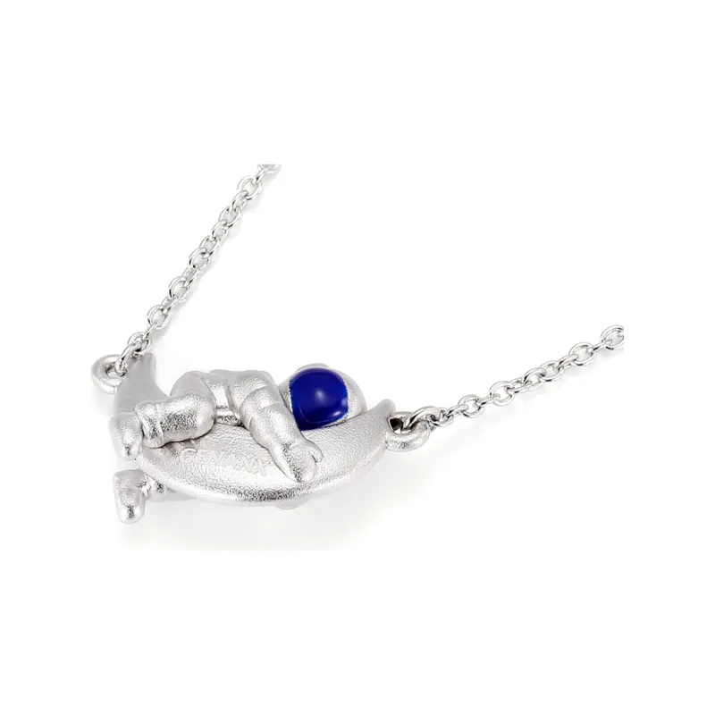 GENANX Necklaces Unisex Silvery White-4