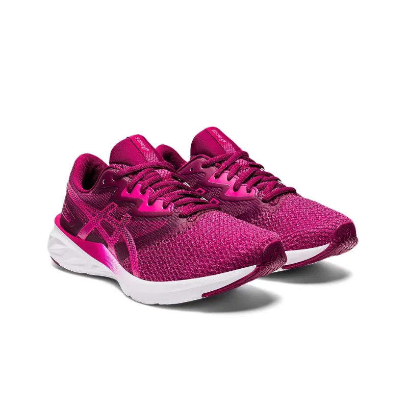 Asics Fuzeblast Anti Slip Wear Resistant Breathable Lightweight Low Top Running Shoes Women's Fuchsia-2