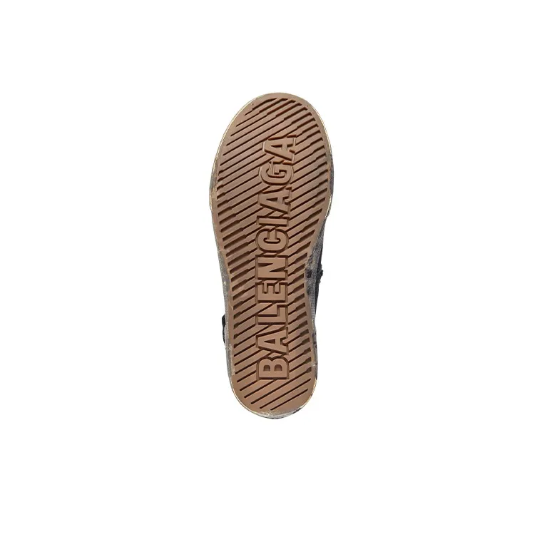 Balenciaga Women's Paris High 'Destroyed - Black'-3