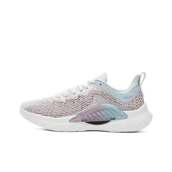 Erke Cushioning Anti Slip Wear Resistant Breathability Low Top Casual Running Shoes Women's Haze Blue