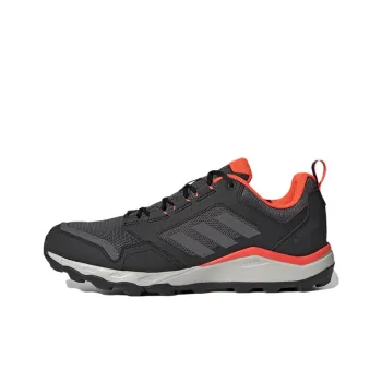 Adidas Terrex Tracerocker Anti-Slip Wear-Resistant Low-Top Running Shoes Men's Black Orange