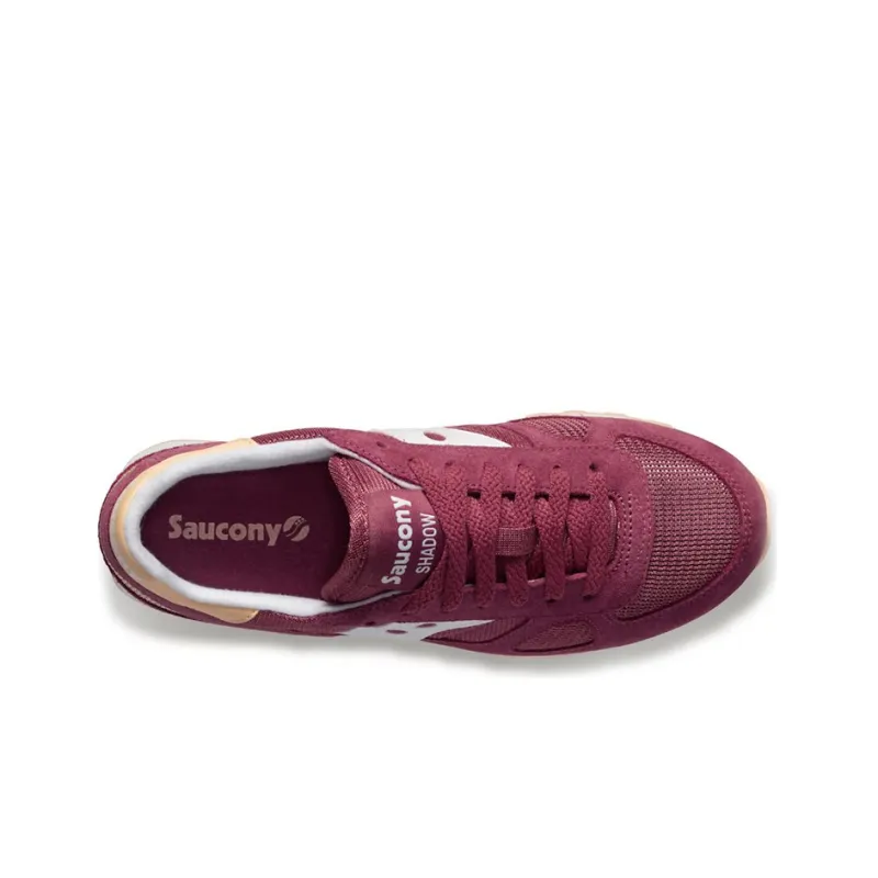 Saucony Shadow Original Running Shoes Women's Low-Top Red/White-3