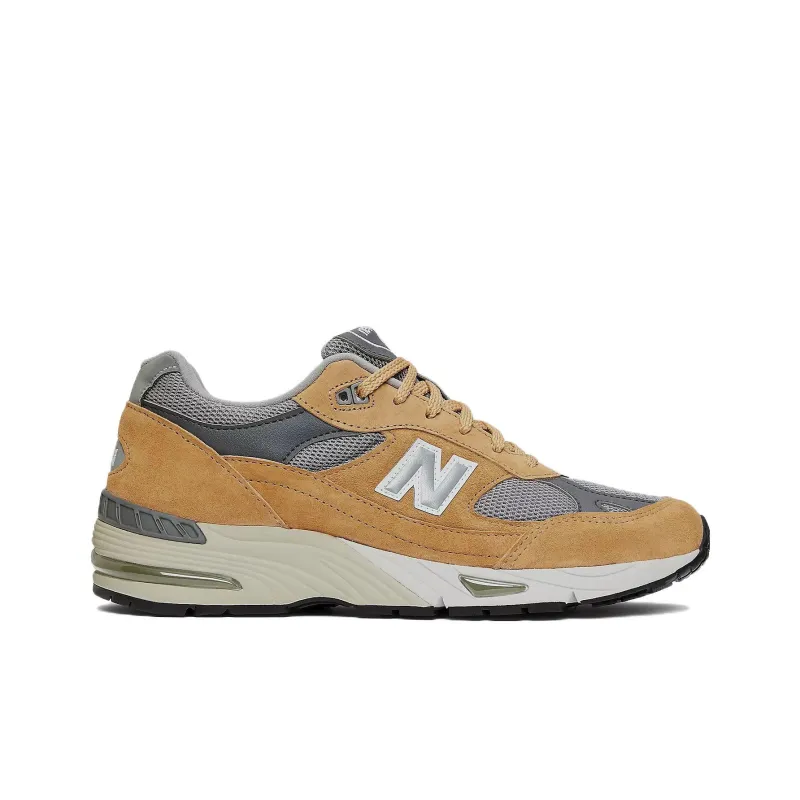 New Balance 991 MiUK Tan Grey Dark Grey-1
