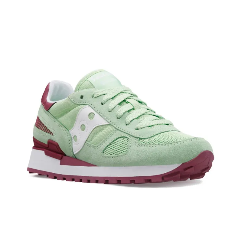 Saucony Shadow Original Cushioned Anti-Slip And Wear-Resistant Lightweight Low-Top Running Shoes Women's Red Standard M-2