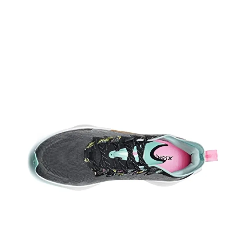 XTEP To Light Pro Rebound Cushioning Breathable Running Shoes Women's Black Green-2