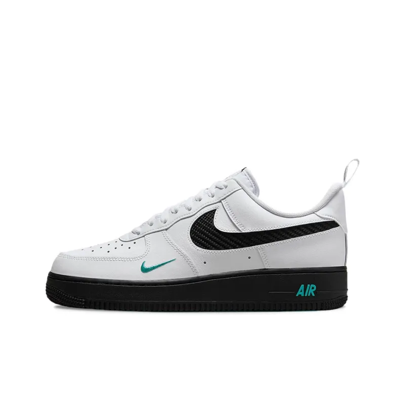 Nike Air Force 1 Low White Black Teal-0