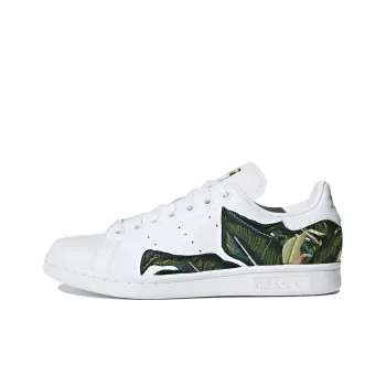 Adidas Originals StanSmith Anti Slip Wear Resistant Low Top Skateboard Shoes Women's White Green