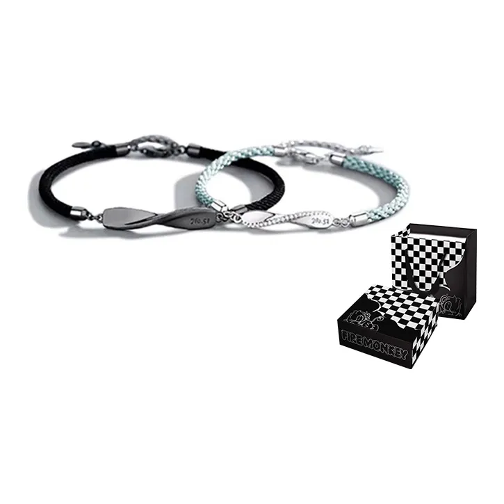FireMonkey S925 Silver Bracelets Unisex-3