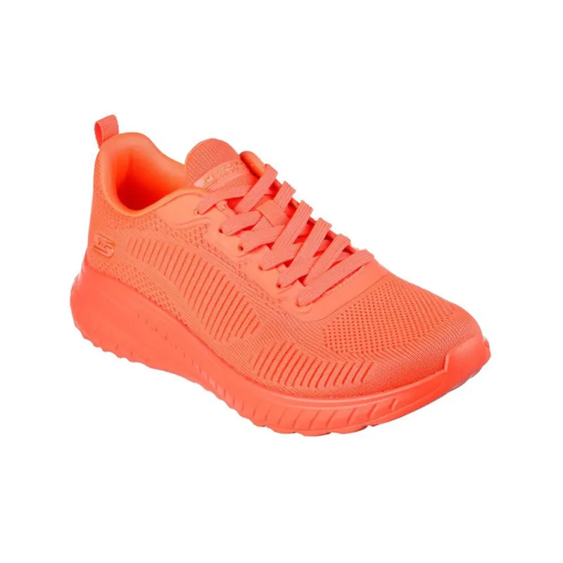 Skechers Bob's Casual Shoes Women's Low-Top Neon Orange-2