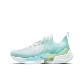 XTEP To Light Pro Cushioning, Rebound, Slip Resistant Low Top Running Shoes Women's Green Blue