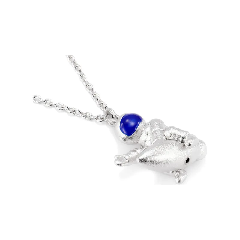 GENANX Necklaces Unisex Silvery White-3