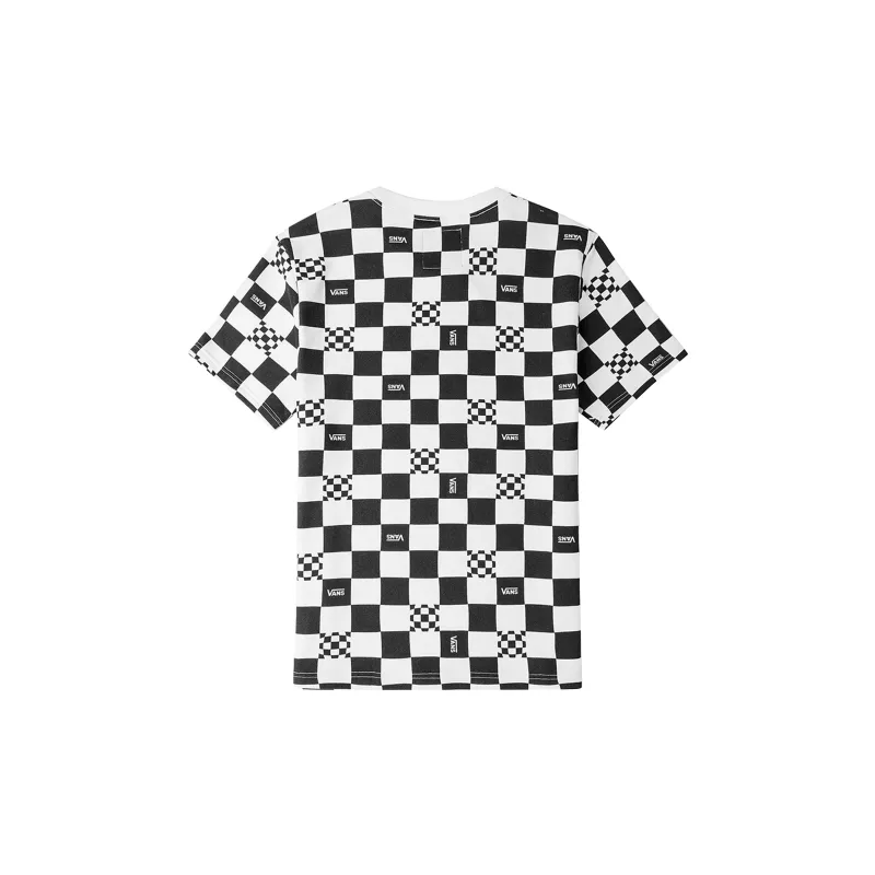 Vans T Shirt Unisex Black White-1