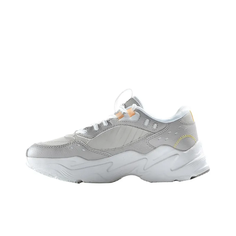 LiNing Cushioning Rebound Low Top Running Shoes Women's Mist Gray-1