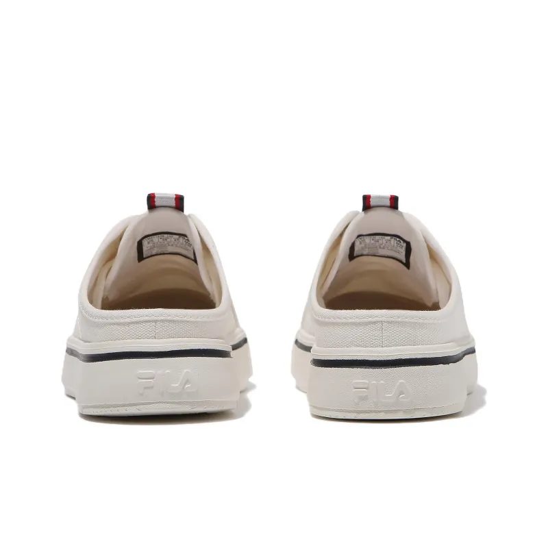 FILA Coat Light Mules Low Tops Skateboarding Shoes Unisex White Version-3