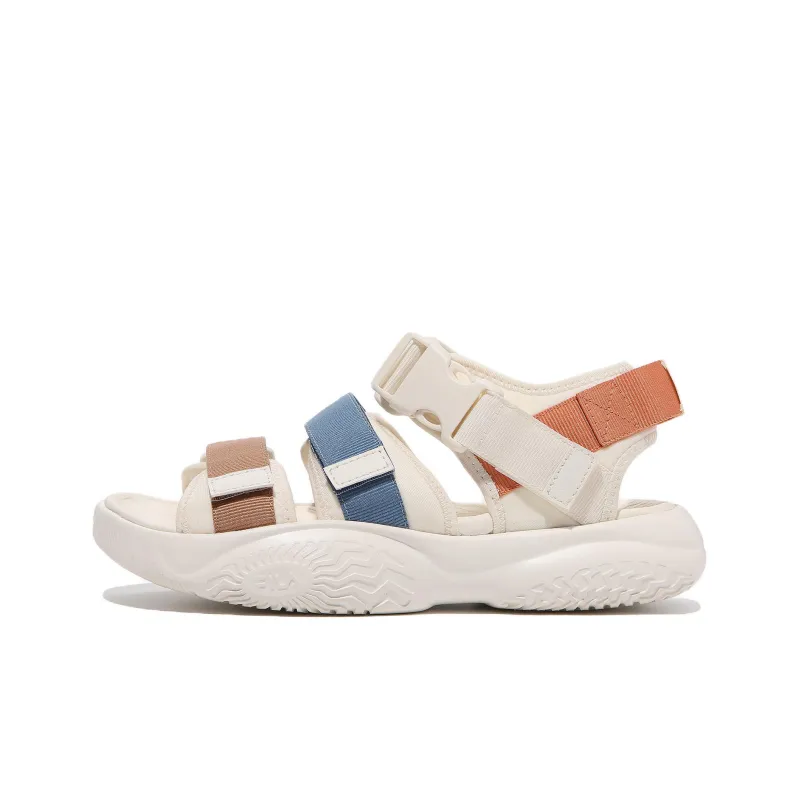FILA Tapered Sandals 2 Beach Sandals Unisex Beige Blue-0