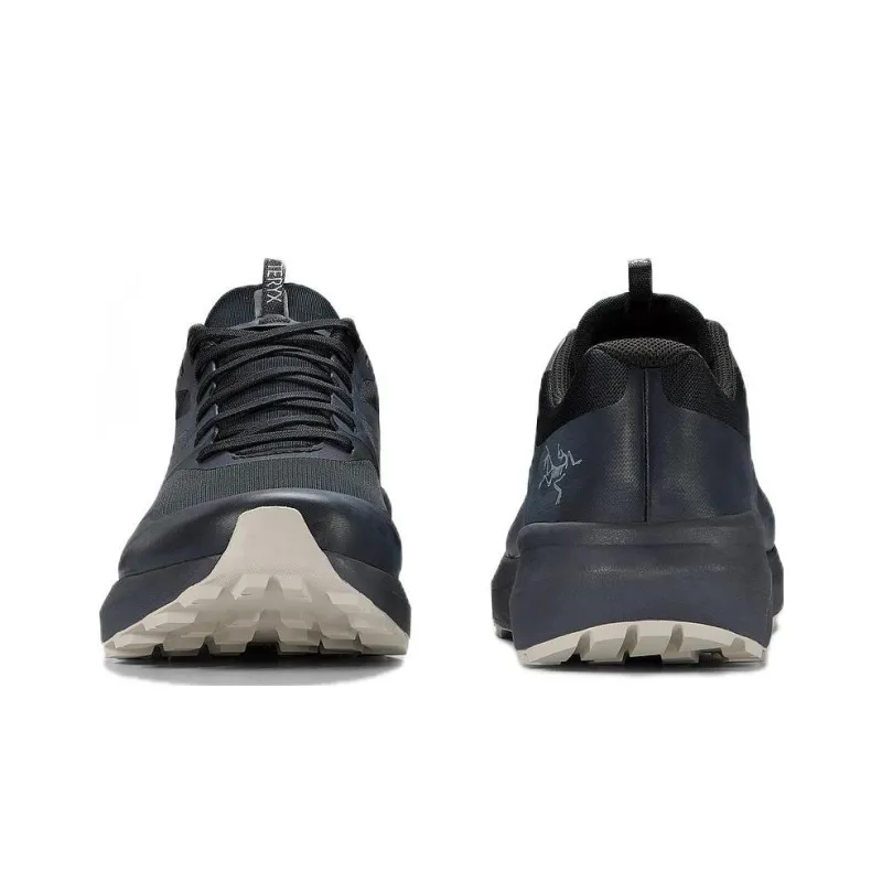 Arcteryx Norvan Cushioning Anti Slip Wear Resistant Breathable Supportive Lightweight Low Top Running Shoes Men's Black-3