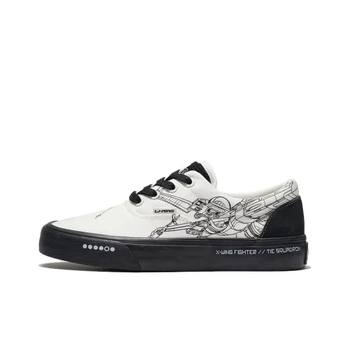 LINING X Star Wars Skateboarding Low 'Creamwhite Black' Women's