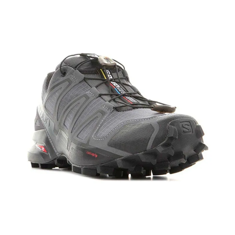 SALOMON Speedcross 4 Hiking / Trekking Shoes Men Low Top Gray-2