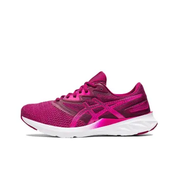 Asics Fuzeblast Anti Slip Wear Resistant Breathable Lightweight Low Top Running Shoes Women's Fuchsia