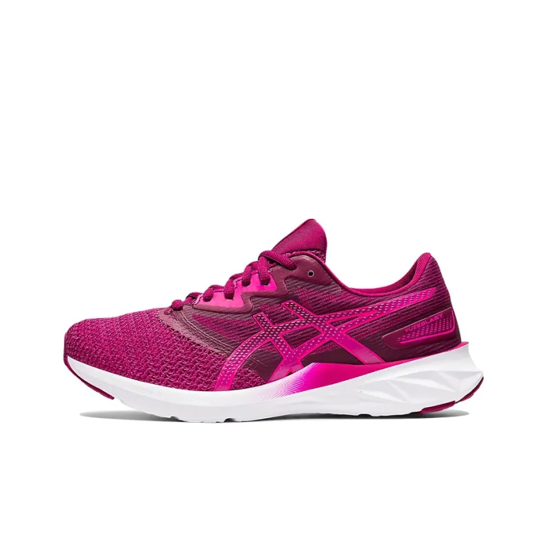 Asics Fuzeblast Anti Slip Wear Resistant Breathable Lightweight Low Top Running Shoes Women's Fuchsia-0