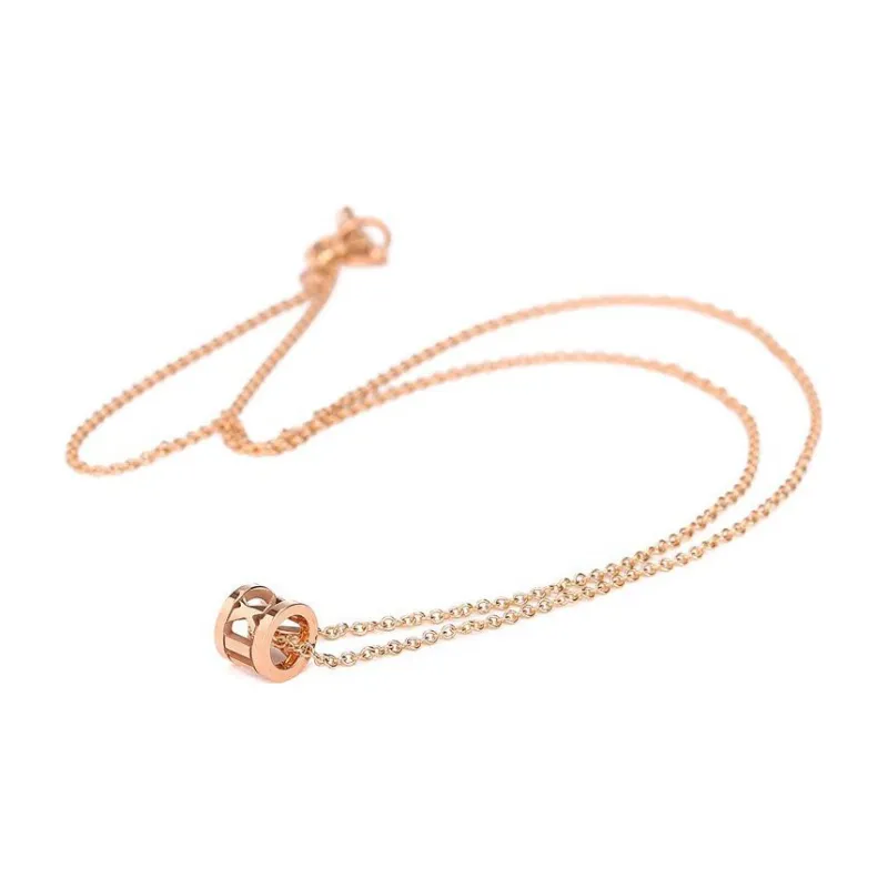 TIFFANY & CO. 18K Rose Gold Necklaces Women's-1