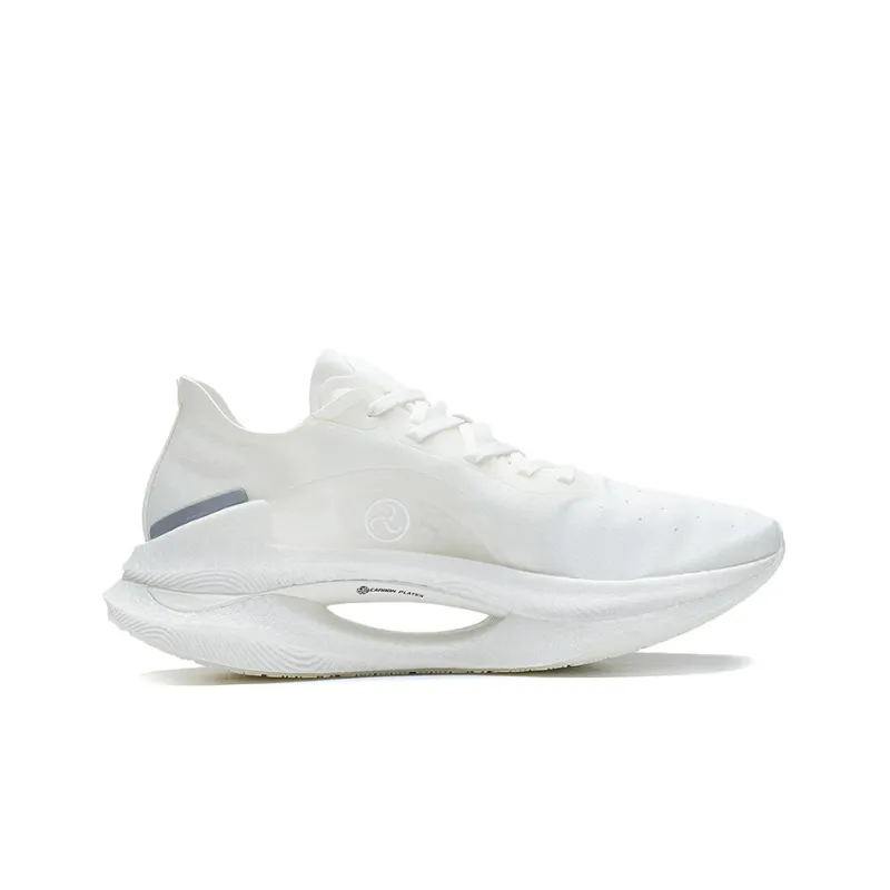 LiNing Jueying 䨻 Shock Absorbers Slip Resistant, Abrasion Resistant, Breathable Low Top Running Shoes Women's White-1
