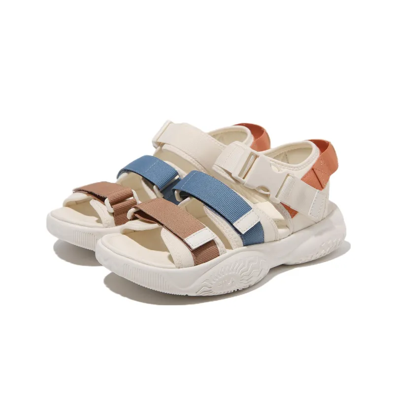 FILA Tapered Sandals 2 Beach Sandals Unisex Beige Blue-2