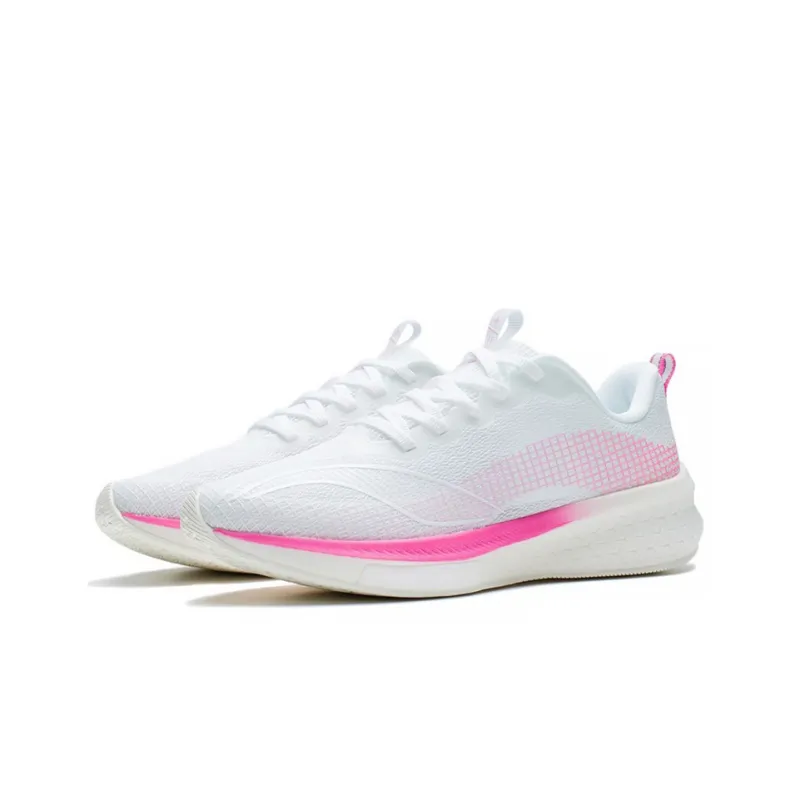 LiNing Red Hare 5 Pro Low Top Running Shoes Women's Pink White-2