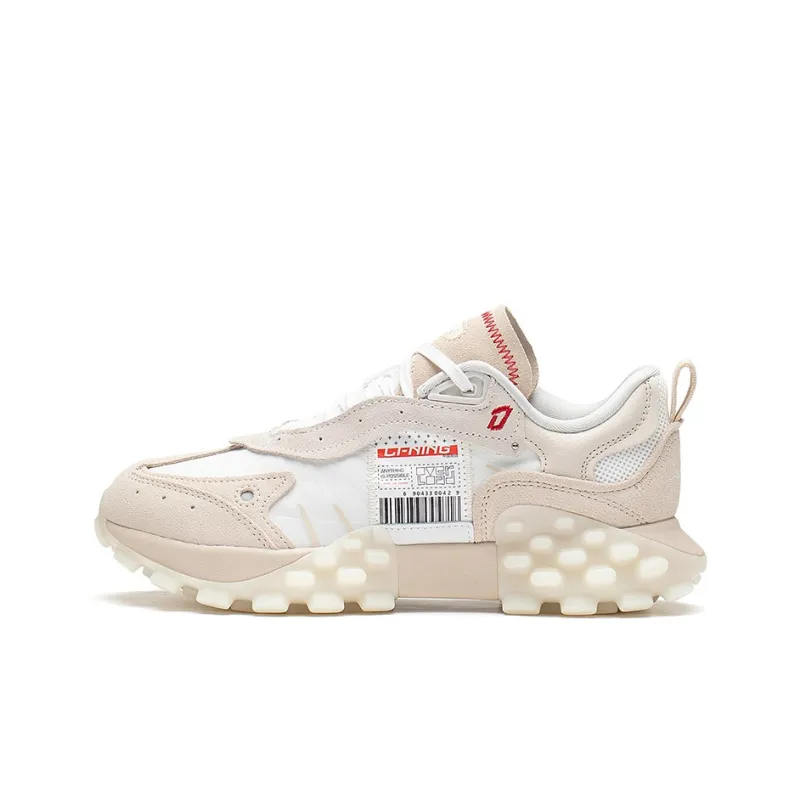 LiNing OVERLOAD Casual Shoes Women's Low Top Swan White/Standard White-0